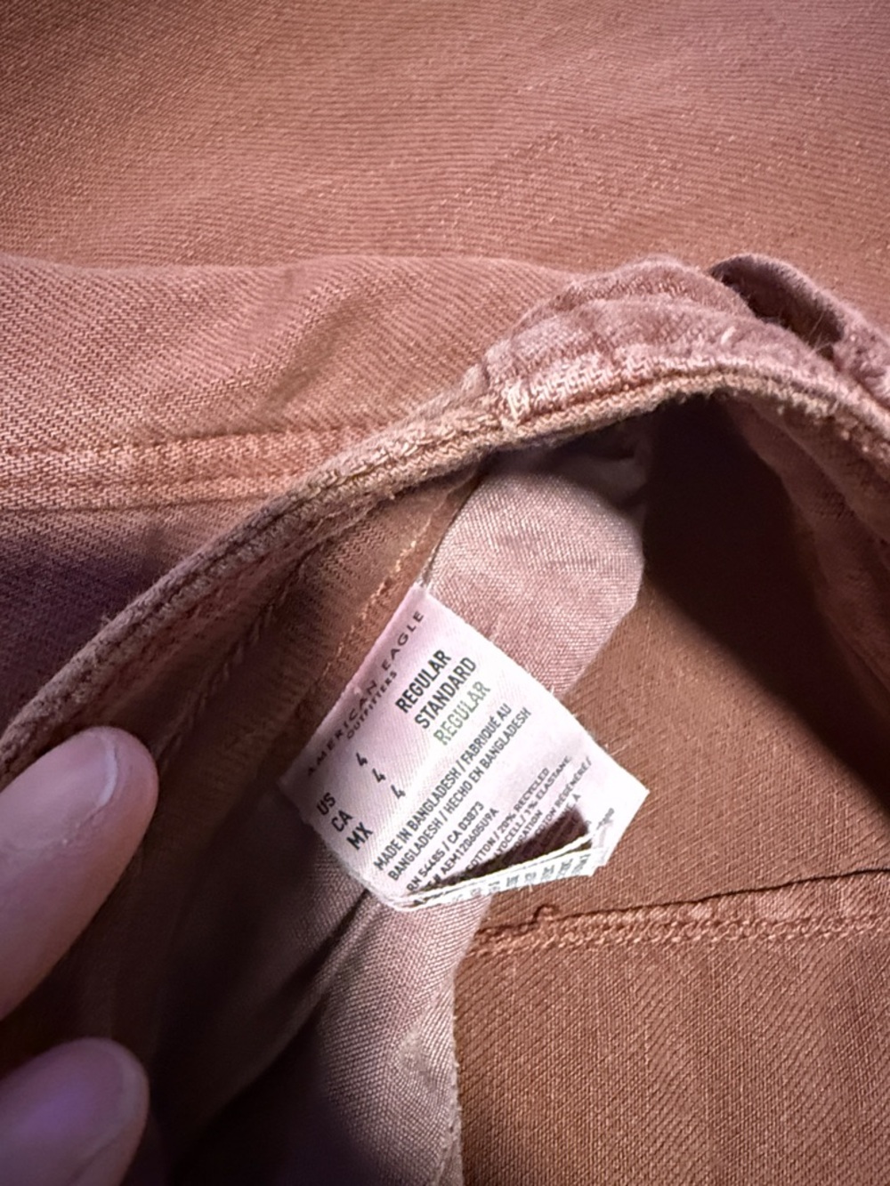 American Eagle Outfitters dreamy drape low rise Tan Drawstring/button Pants - Picture 5 of 5